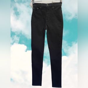 Banana Republic Black High Rise Skinny Jeans Size 25